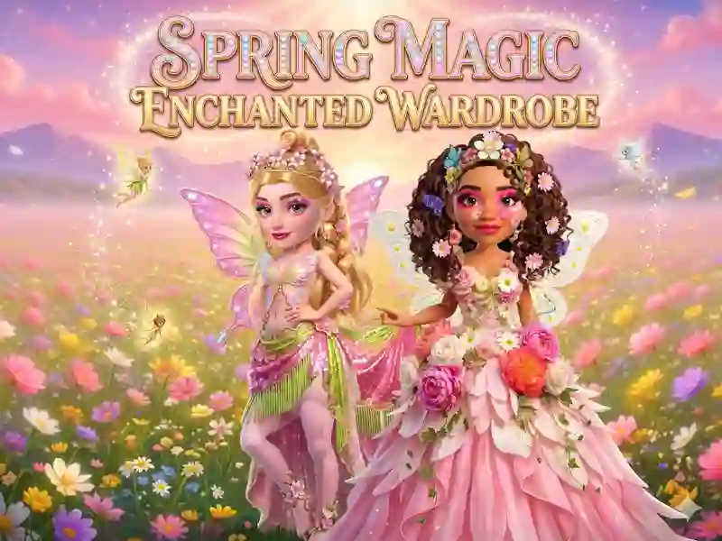 Xogo Spring Magic Enchanted Wardrobe en liña