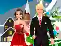 Xogo Saída de Nadal con Barbie e Ken en liña Xogo Saída de Nadal con Barbie e Ken en liña