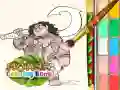 Xogo Libro de colorear de Moana en liña Xogo Libro de colorear de Moana en liña