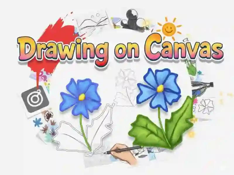 Xogo Debuxo sobre lenzo en liña