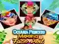Xogo Arte facial da princesa Moana de Oceanía en liña