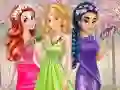 Xogo Cores dos traxes de princesa da primavera en liña