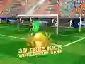 Xogo Tiro Libre 3D Copa do Mundo 2018 en liña