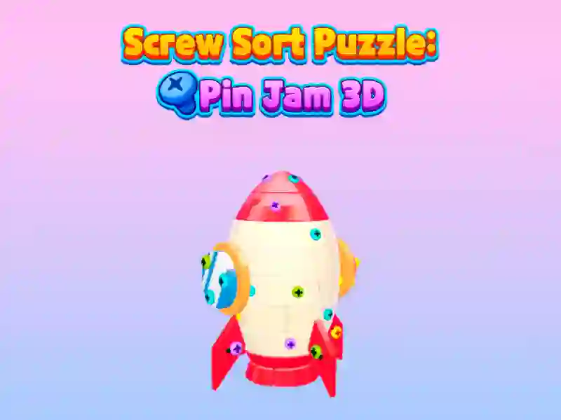Xogo Puzzle de ordenación: Pin Jam 3D en liña