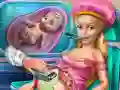 Xogo Princesas Goldie: Comprobe de embarazo en liña