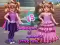 Xogo Nena Pequena Superheroina contra Princesa en liña Xogo Nena Pequena Superheroina contra Princesa en liña