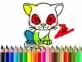 Xogo Volta á escola: Pintura de gato en liña Xogo Volta á escola: Pintura de gato en liña