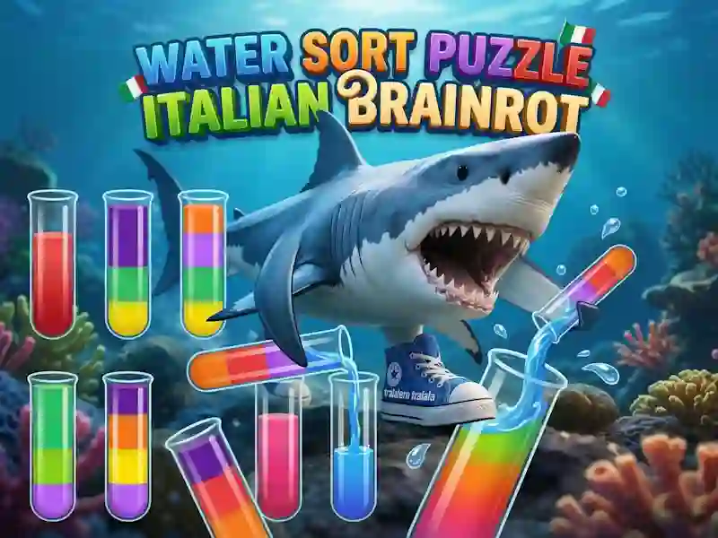 Xogo Water Sort Puzzle Italian Brainrot en liña