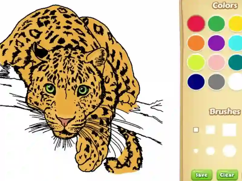 Xogo Libro para colorear animais realistas para nenos en liña