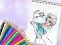 Xogo Libro de colorear de princesas asombroso en liña Xogo Libro de colorear de princesas asombroso en liña