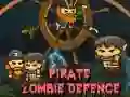 Xogo Defensa de Zombis Piratas en liña Xogo Defensa de Zombis Piratas en liña