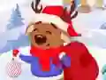 Xogo Rompecabezas de Cervo de Nadal en liña Xogo Rompecabezas de Cervo de Nadal en liña