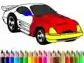 Xogo De volta á escola: Pintura de coches musculosos en liña Xogo De volta á escola: Pintura de coches musculosos en liña