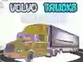 Xogo Dando cor aos camións Volvo en liña Xogo Dando cor aos camións Volvo en liña