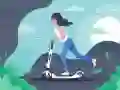 Xogo Puzzle de paseos en patinete eléctrico en liña Xogo Puzzle de paseos en patinete eléctrico en liña