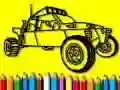Xogo Volta á escola: Libro de colorear coches de rally en liña Xogo Volta á escola: Libro de colorear coches de rally en liña