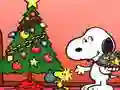 Xogo Puzzle de Nadal Snoopy en liña Xogo Puzzle de Nadal Snoopy en liña
