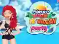 Xogo Princesas Verán #Fiesta de Vacacións en liña Xogo Princesas Verán #Fiesta de Vacacións en liña