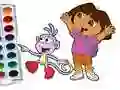 Xogo Dora A Exploradora Libro de Colorear en liña Xogo Dora A Exploradora Libro de Colorear en liña