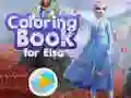 Xogo Libro de colorir para Elsa en liña