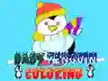 Xogo Colorear o Pingüino Bebé en liña