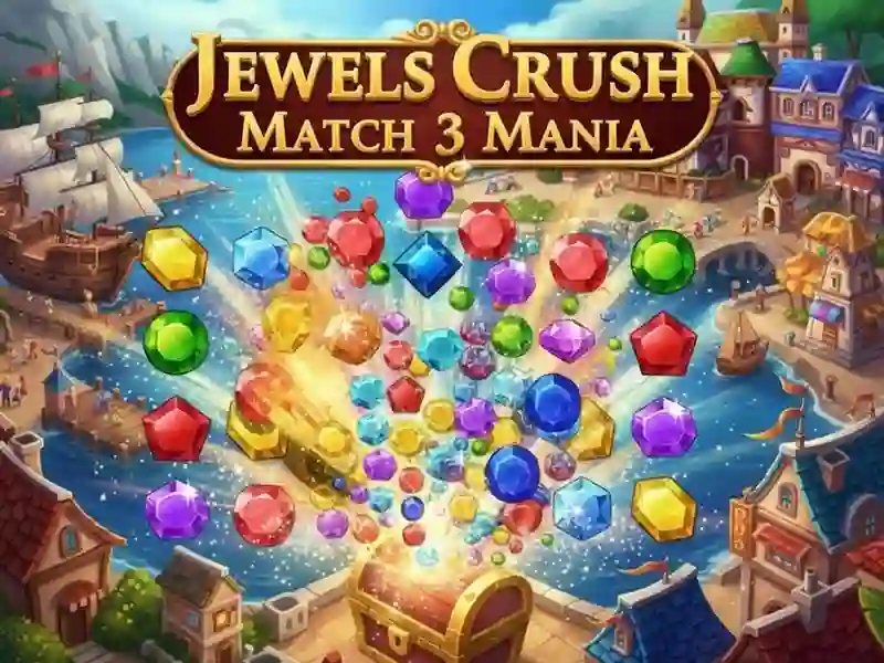 Xogo Jewels Crush Match 3 Mania en liña