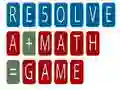Xogo RESOLVER un xogo de matemáticas en liña Xogo RESOLVER un xogo de matemáticas en liña