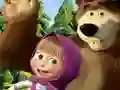 Xogo Masha e o Oso: Puzzle en liña