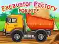 Xogo Fábrica de Excavadoras para Nenos en liña