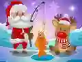 Xogo A pesca de Nadal de Papá Noel en liña