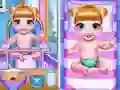 Xogo Coidados dos Bebés Xémeos Nacidos da Princesa en liña Xogo Coidados dos Bebés Xémeos Nacidos da Princesa en liña