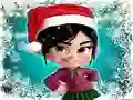 Xogo Vestuário de Nadal de Vanellope Von Schweetz en liña Xogo Vestuário de Nadal de Vanellope Von Schweetz en liña