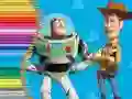 Xogo Libro de colorear de Toy Story en liña Xogo Libro de colorear de Toy Story en liña
