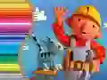 Xogo Libro de pintar para Bob o Construtor en liña Xogo Libro de pintar para Bob o Construtor en liña