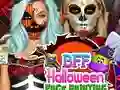 Xogo BFF Pintura Facial de Halloween en liña Xogo BFF Pintura Facial de Halloween en liña