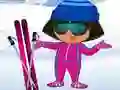 Xogo Dora: Viste para Esquiar en liña