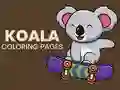 Xogo Páxinas para colorear koala en liña