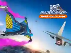 Xogo Salto Base cun traxe de alas en liña Xogo Salto Base cun traxe de alas en liña