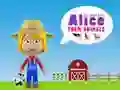 Xogo Mundo dos Animais de Granxa de Alice en liña