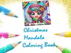 Xogo Libro de colorear mandalas de Nadal en liña Xogo Libro de colorear mandalas de Nadal en liña
