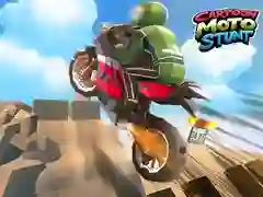 Xogo Acrobacias de Moto Caricatura en liña
