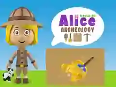 Xogo Mundo da Arqueoloxía de Alice en liña