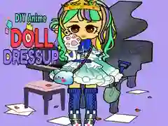 Xogo DIY Vestir a Boneca Anime en liña