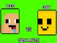 Xogo Noob contra Obby Dous Xogadores en liña Xogo Noob contra Obby Dous Xogadores en liña