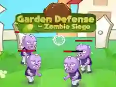 Xogo Defensa do Xardín - Asedio Zombi en liña