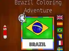 Xogo Aventura de Pintado en Brasil en liña