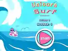 Xogo Surf de Unicorno en liña