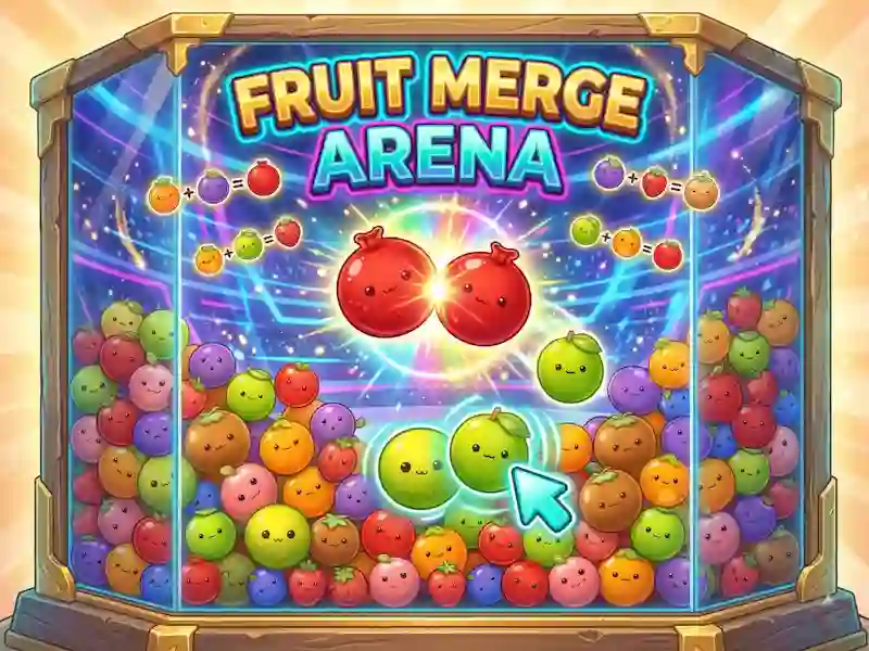 Xogo Fruit Merge Arena en liña