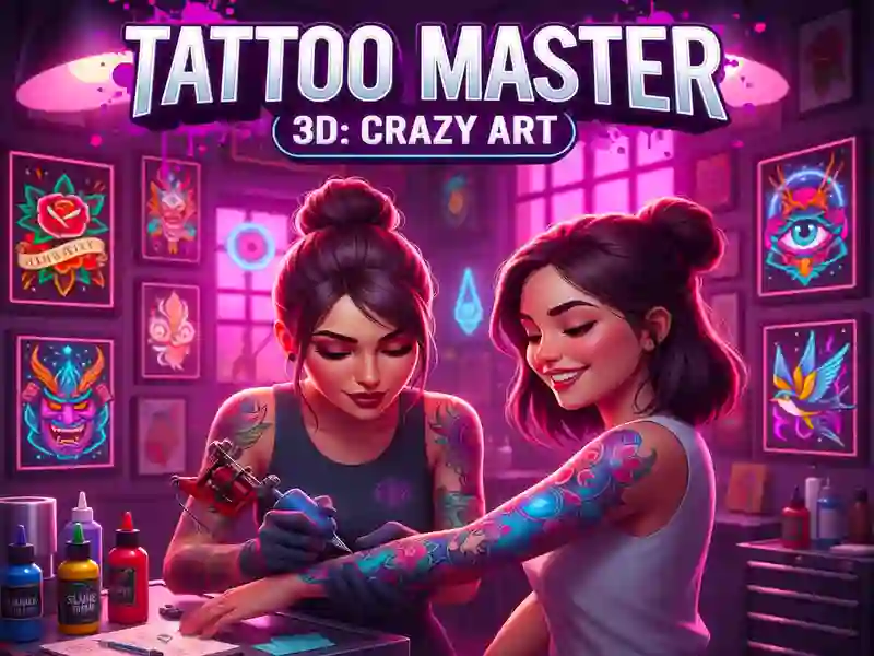 Xogo Tattoo Master 3D: Arte Tolo en liña