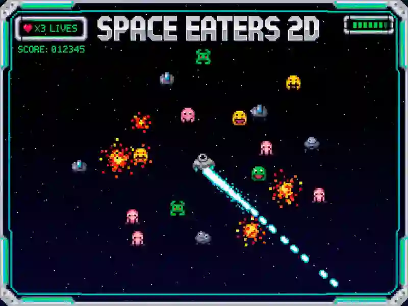 Xogo Space Eaters 2D en liña